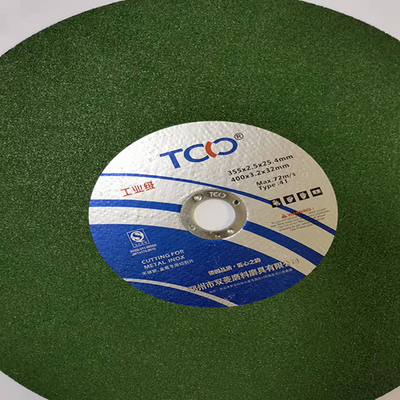 T27 72M / S 4 بوصة مطحنة قطع عجلة لقرص جلخ المواد Ss TCO