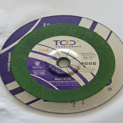 جودة  150mm 6mm Resin Cutting Disc TCO Metal Inox Grinding Wheel Sharpness مصنع